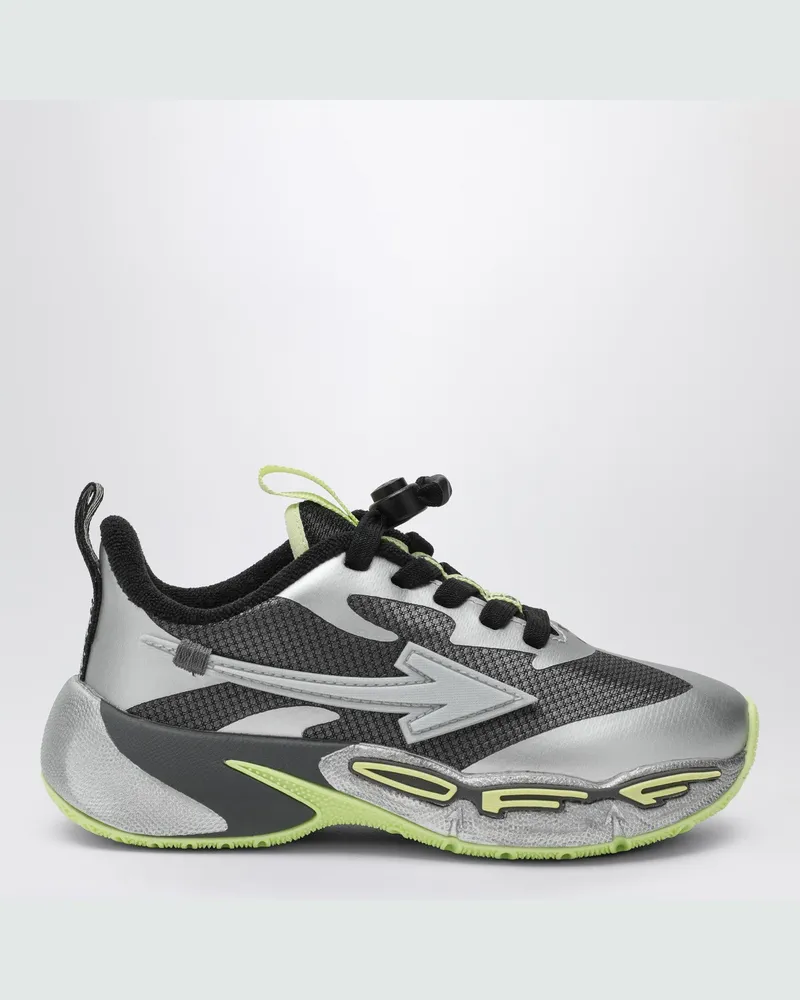 OFF-WHITE For Jumping Sneakers in Dunkelgrau/Silber Grey