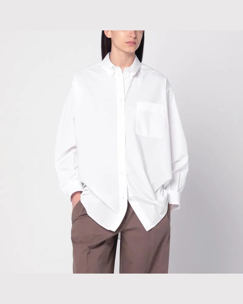 The Row Oversized Victoria-Hemd in Weiß Weiß