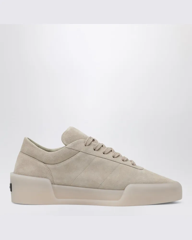 Fear of God Beige Aerobic Low Sneaker aus Wildleder Gelb