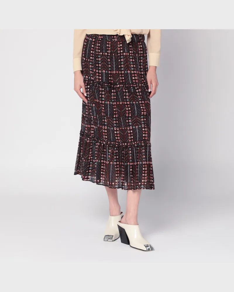 Isabel Marant Diya-Rock aus Baumwoll-Voile mit Print 