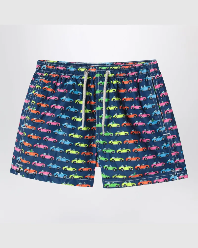 MC2 Saint Barth Badehose Jean mit Auto-Print Multicolor