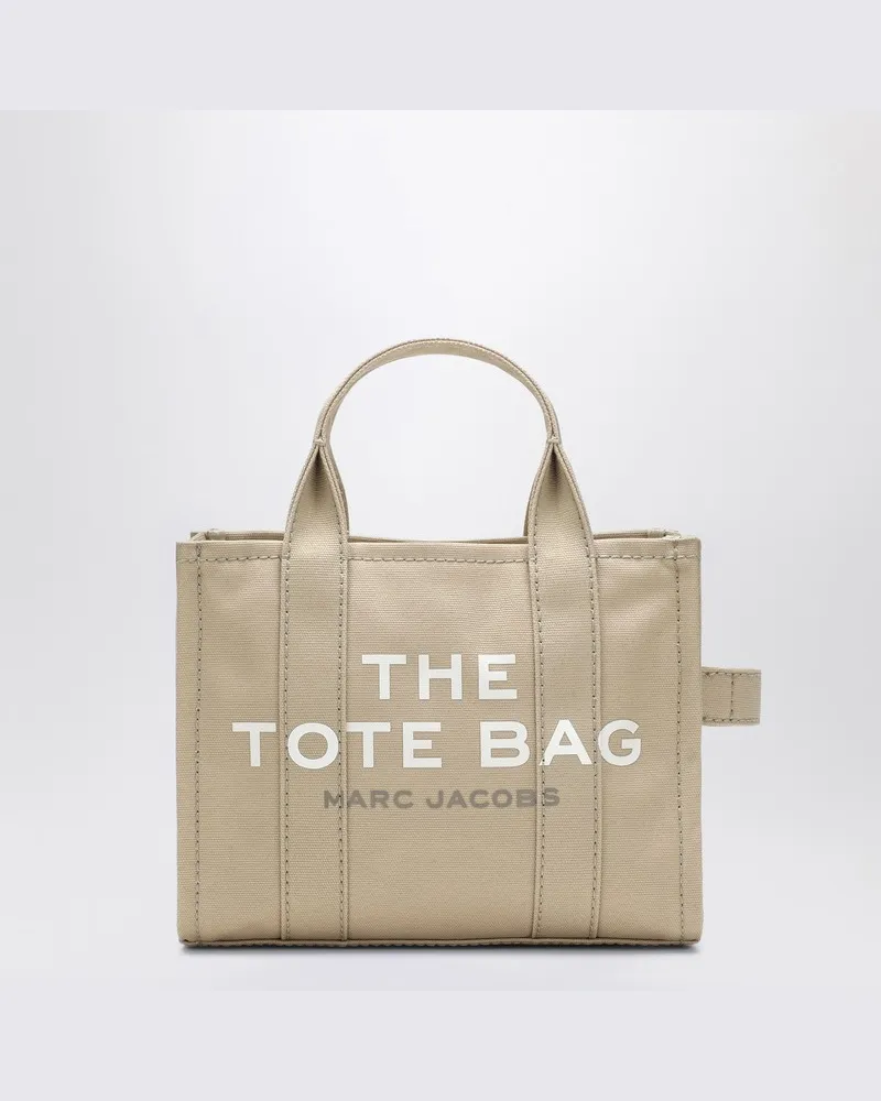 Marc Jacobs The Small Tote Bag aus beigem Canvas Beige