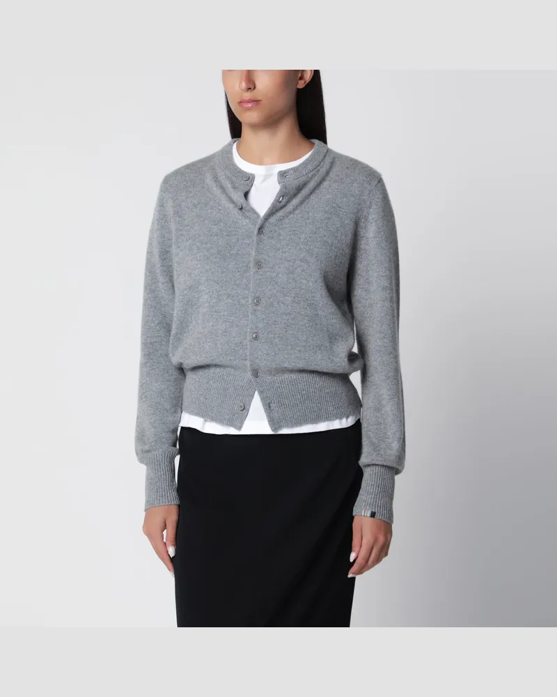 extreme cashmere Kaschmir-Cardigan Little Lamb Grey