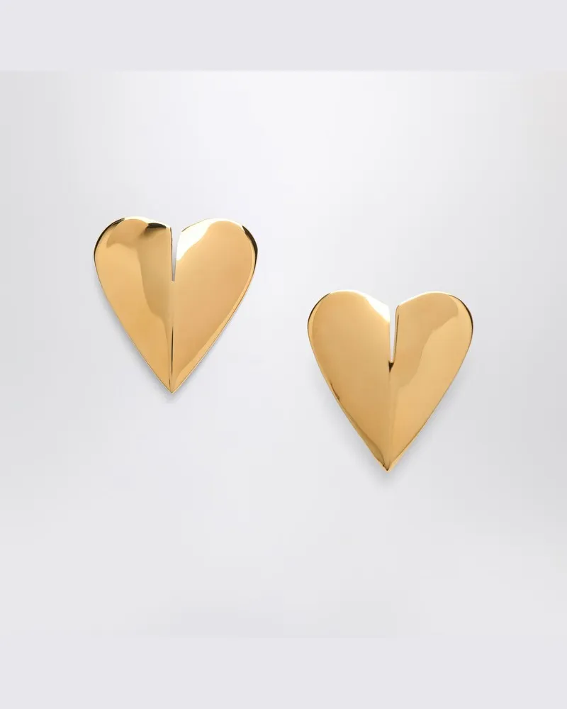 Alaïa Mini-Ohrringe Le Coeur Gold Metallisch