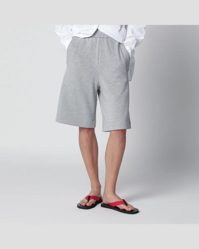 Dries van Noten Graue Baumwollshorts Grey