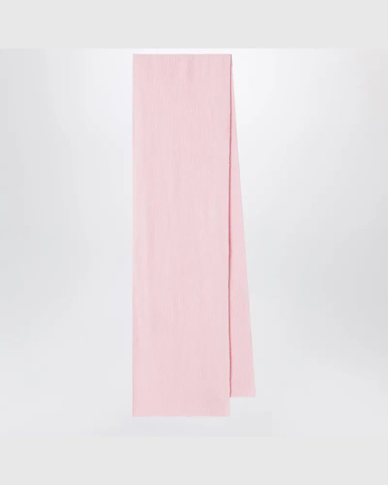 Le Bonnet Schal aus Wolle und Caregora in Blush Pink