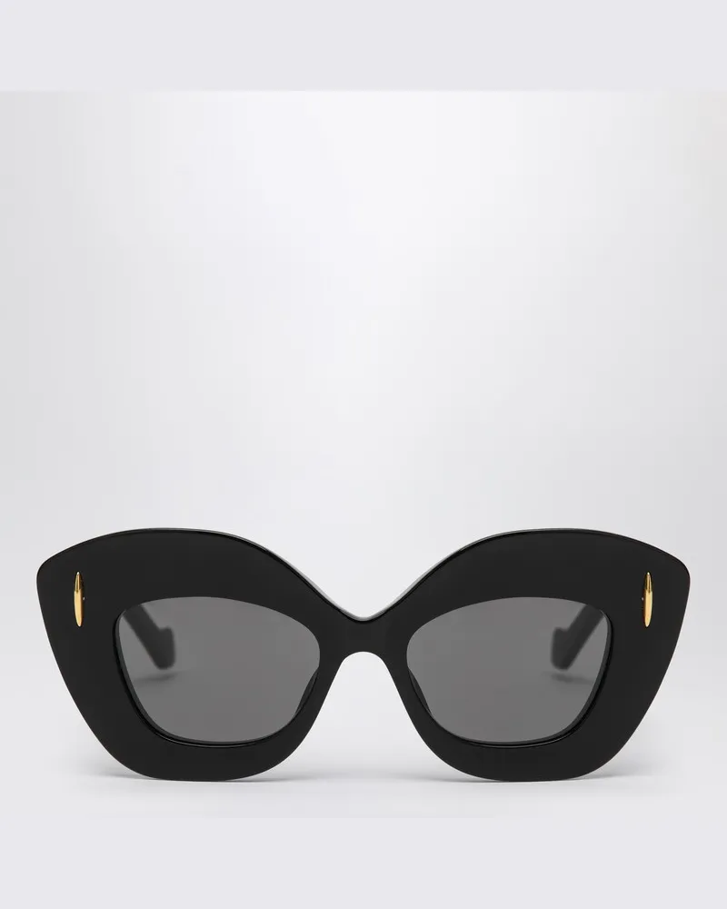 Loewe Schwarze Sonnenbrille Retro Screen Schwarz