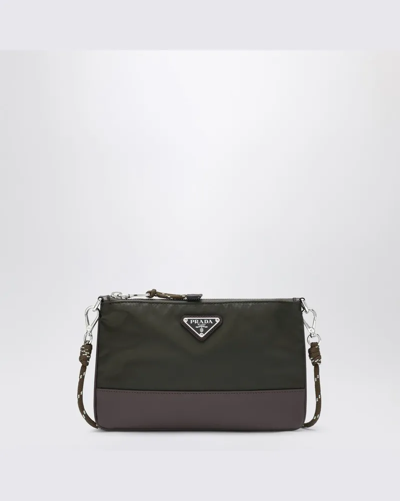 Prada Speedrock Smartphone-Halter aus Tarn-Re-Nylon Grün