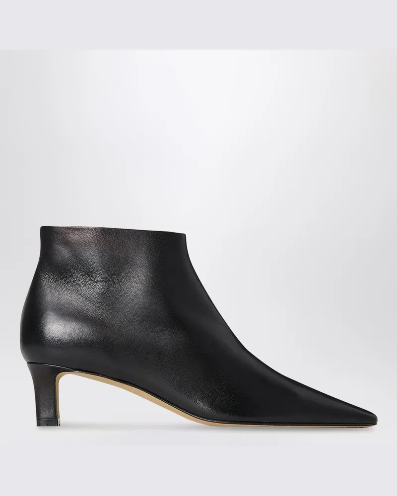 The Row Schwarze Carla 45 Stiefeletten aus Leder Schwarz