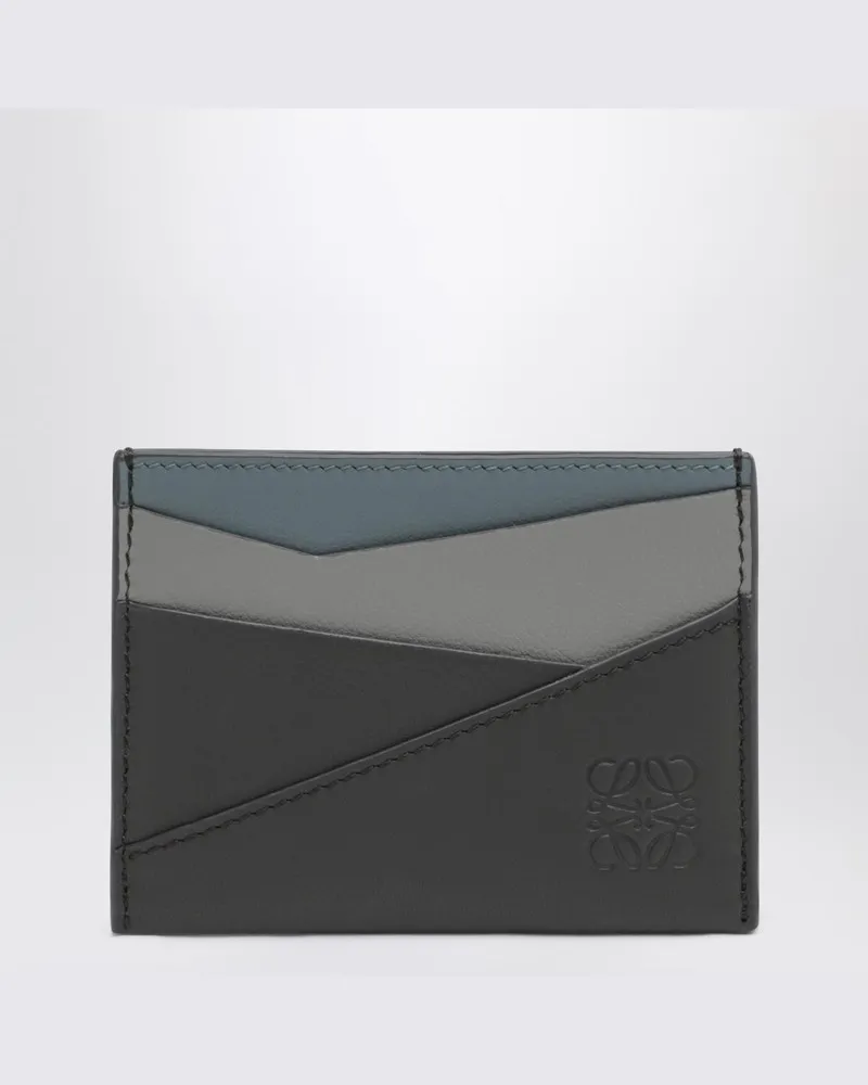 Loewe Puzzle Kartenetui in Asphaltgrau/Blau 