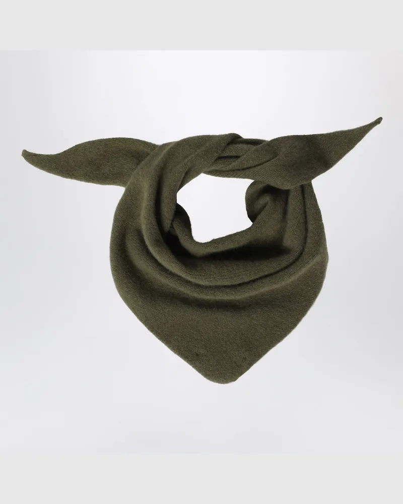 Le Bonnet Bandana aus Wolle und Caregora in Jungle Green