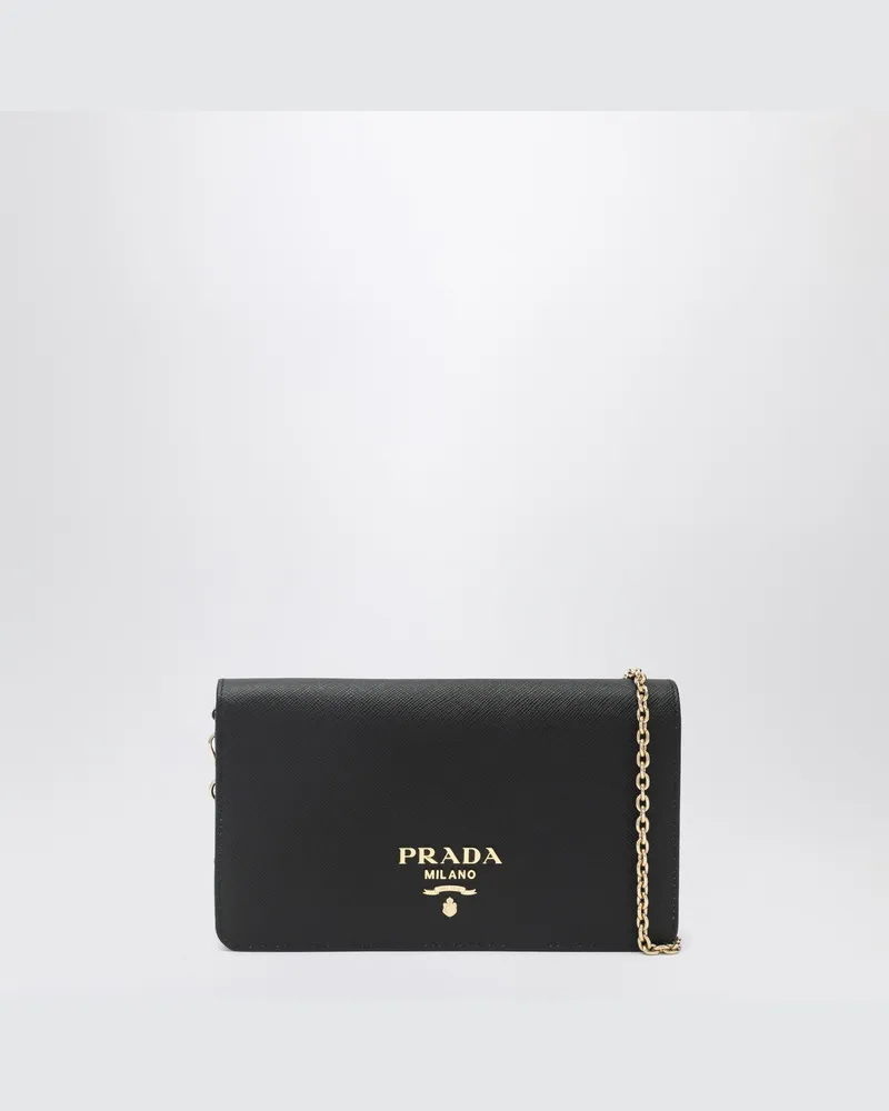 Prada Mini-Tasche aus schwarzem Saffiano Black