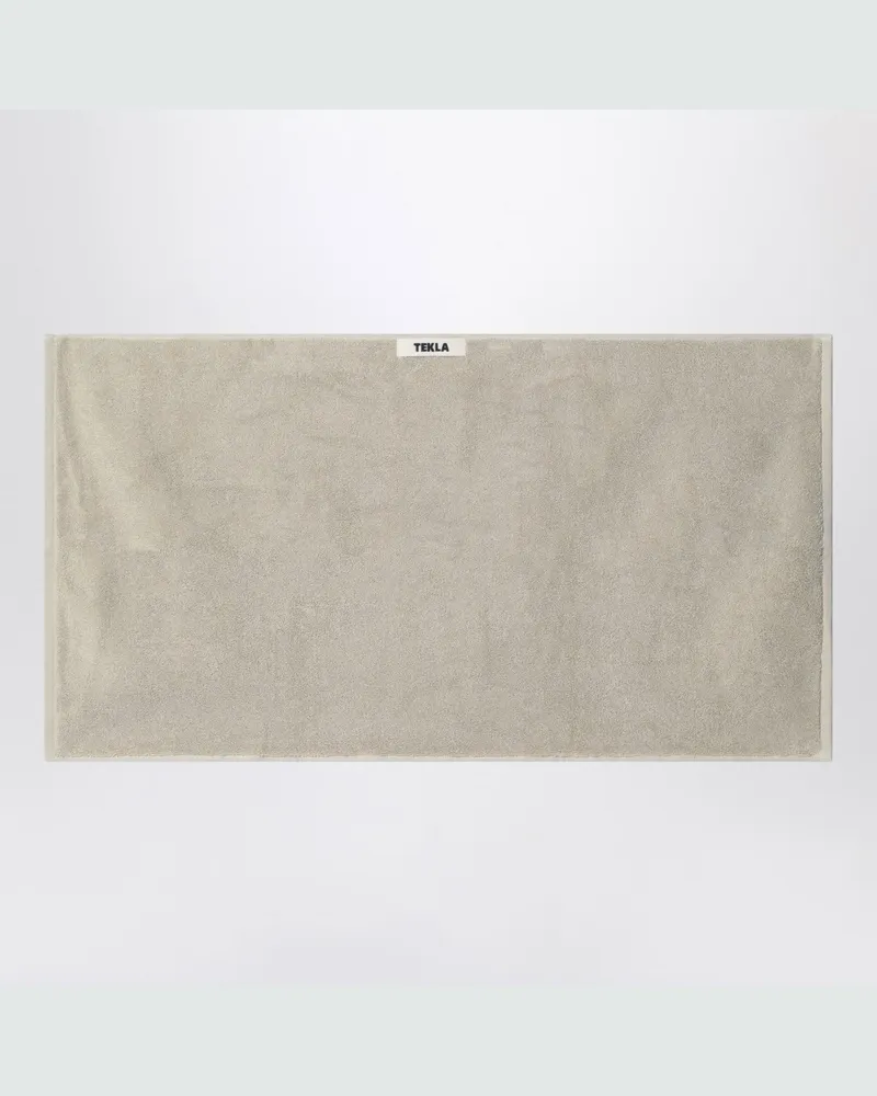 TEKLA Greige Badetuch 50x90 cm Grey