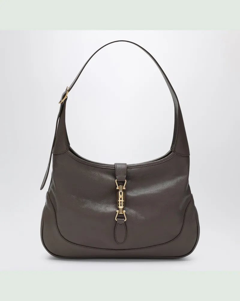 Gucci Jackie 1961 Schultertasche in mittlerer Größe in Taupe Brown