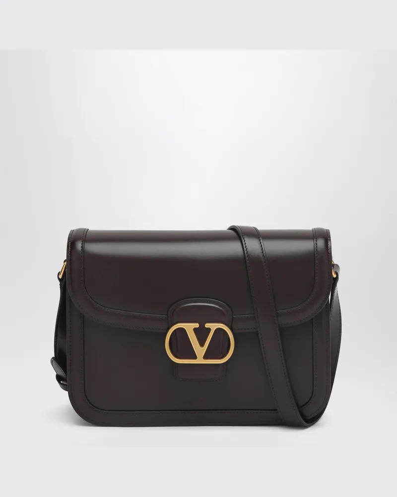 Valentino Garavani 9TO5 braune Ledertasche Braun