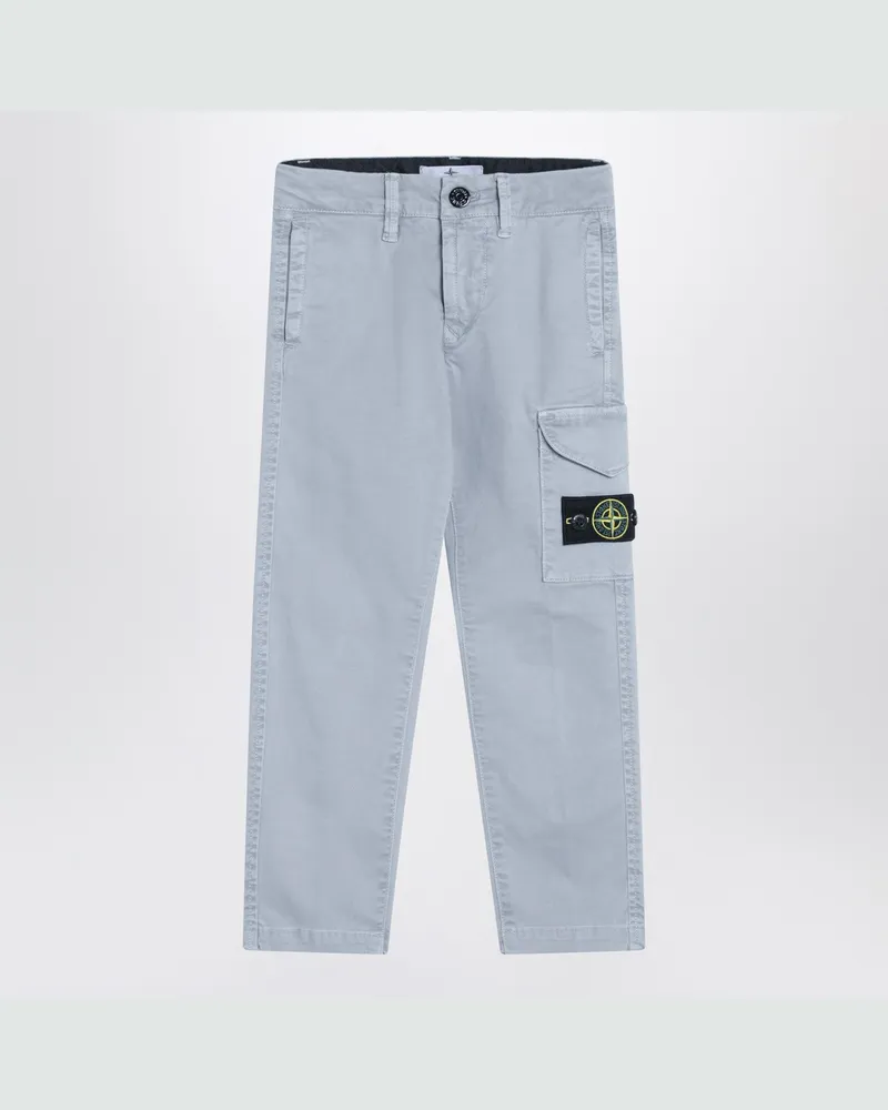 Stone Island Puderfarbene Baumwollhose Grey