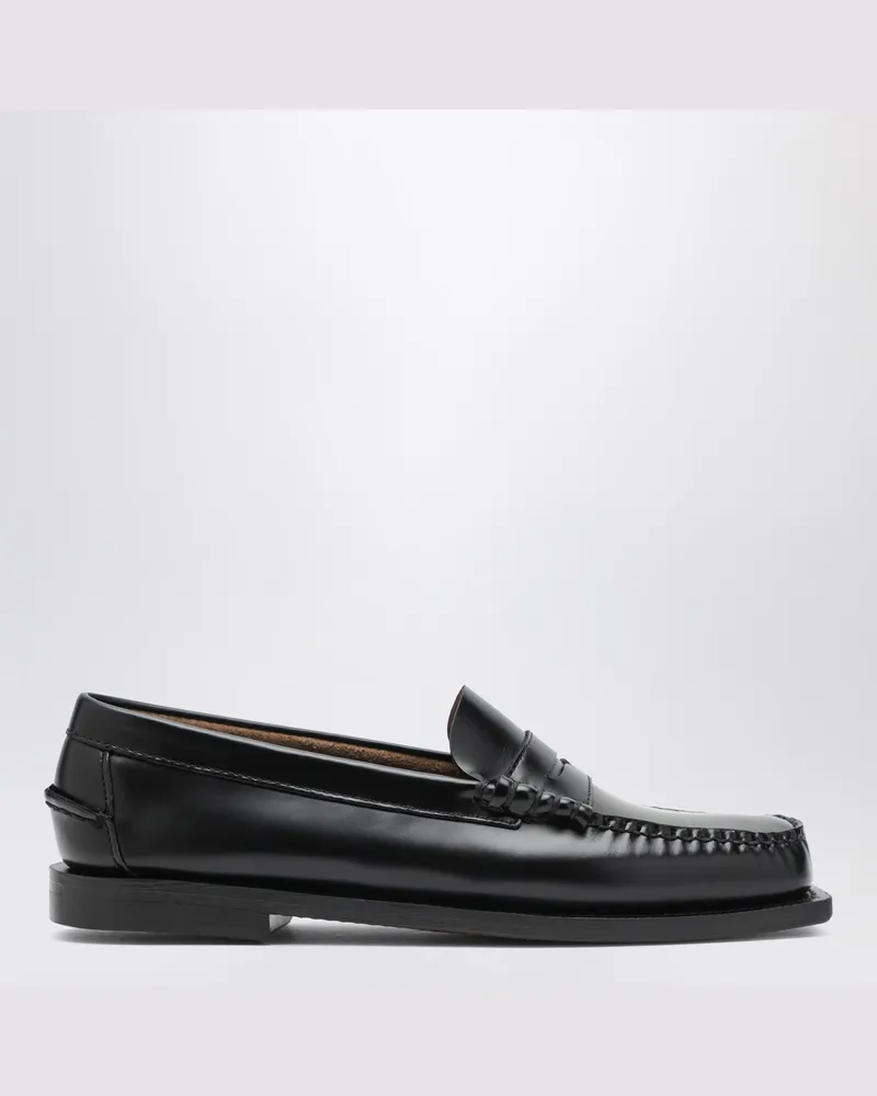 Sebago Schwarze Madison Mokassins aus Leder Black
