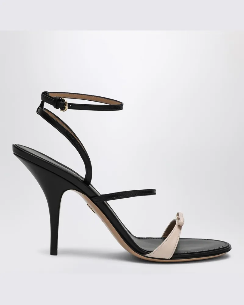 Ferragamo Ariel 95 schwarze/nude High Heels Schwarz