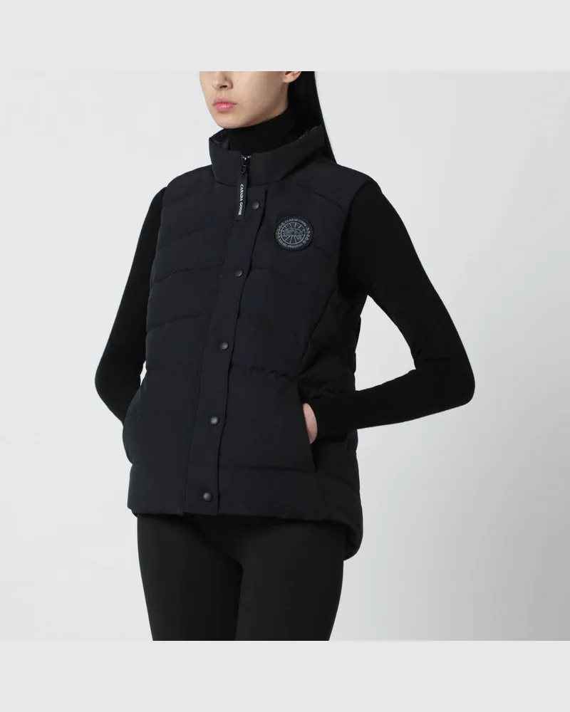 Canada Goose Schwarze wattierte Weste 