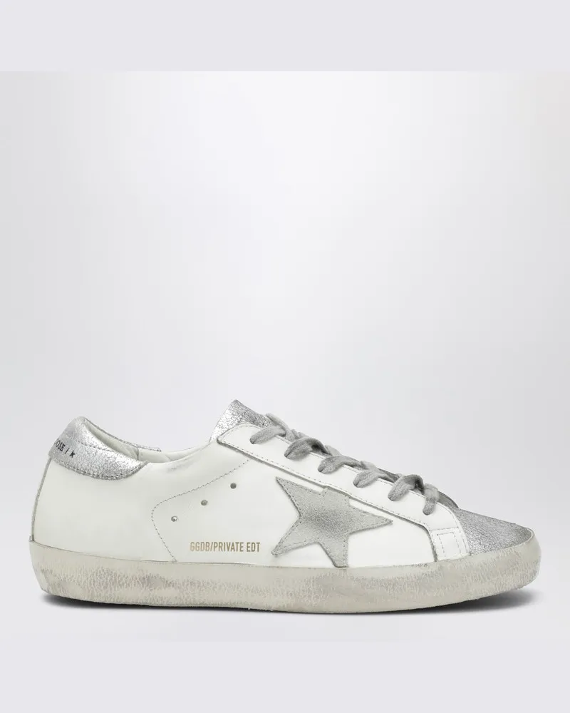 Golden Goose Super Star Sneaker Weiß/Elfenbein/Silber Weiß