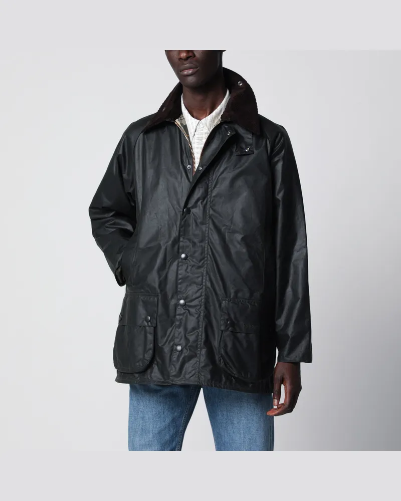 Barbour Gewachste Beaufort Jacke in Salbeigrün Green