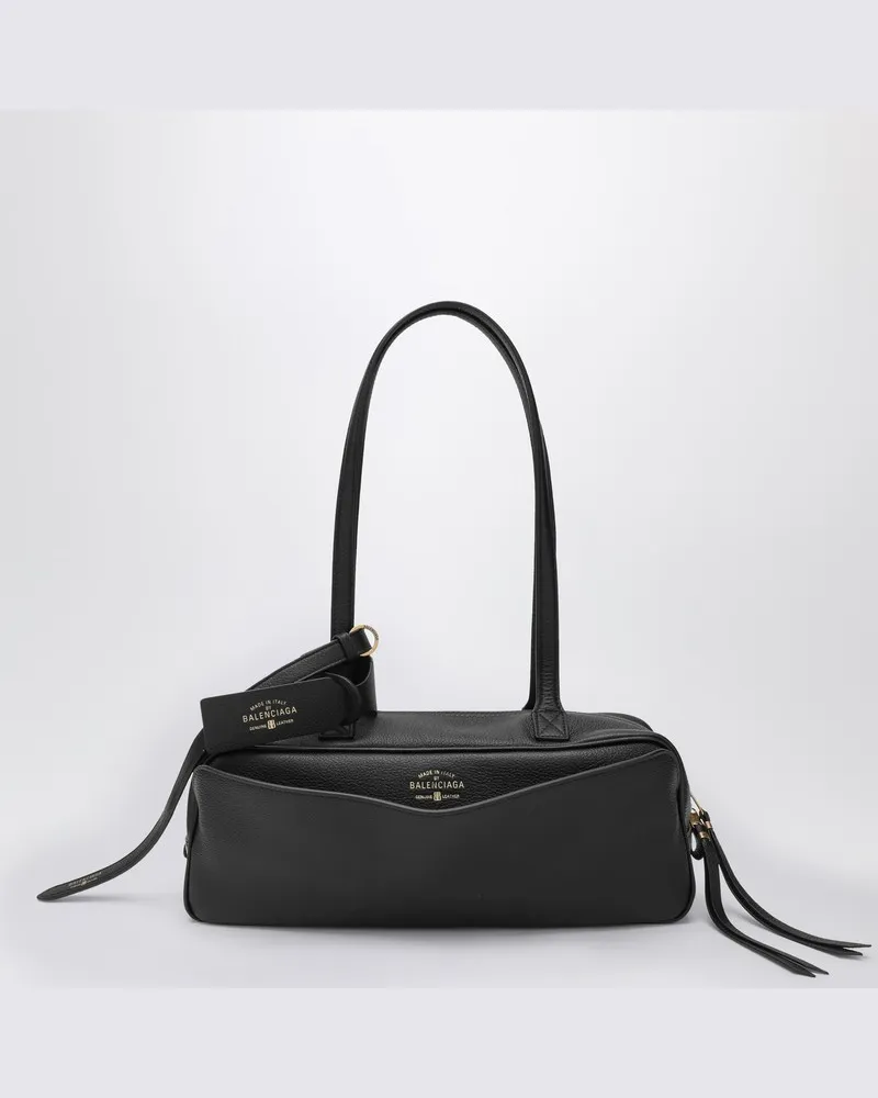 Balenciaga Kleine schwarze Carrie Bowling Bag Schwarz