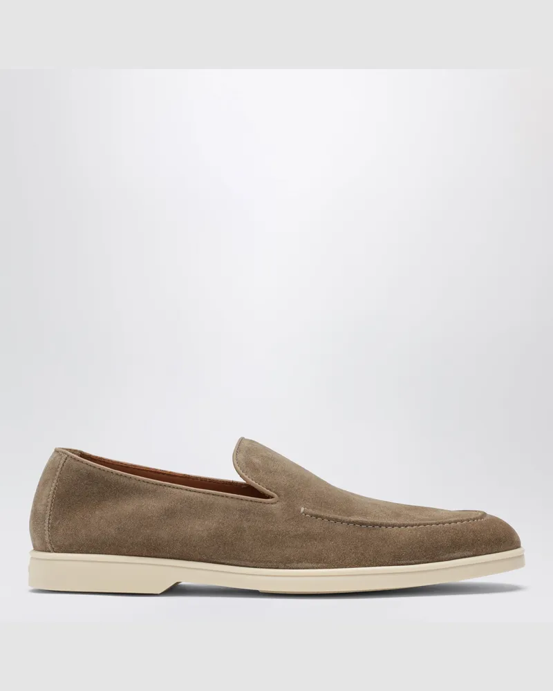Doucal´s Beige Wildleder-Loafer Beige