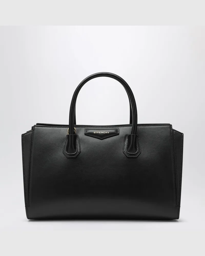 Givenchy Schwarze Antigona Catchall Tasche aus Leder Black