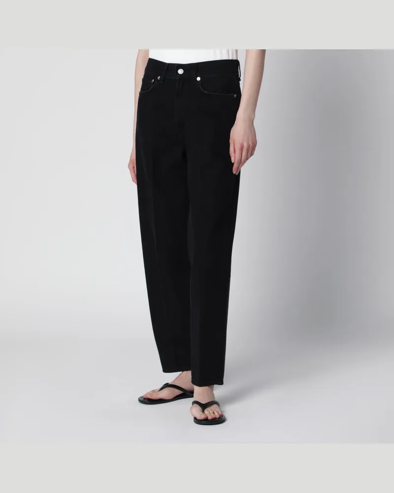 AGOLDE 80er Straight-Leg-Jeans aus schwarzem Denim Black