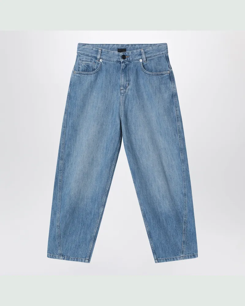 Givenchy Blaue Jeans mit Logo-Stickerei Blue