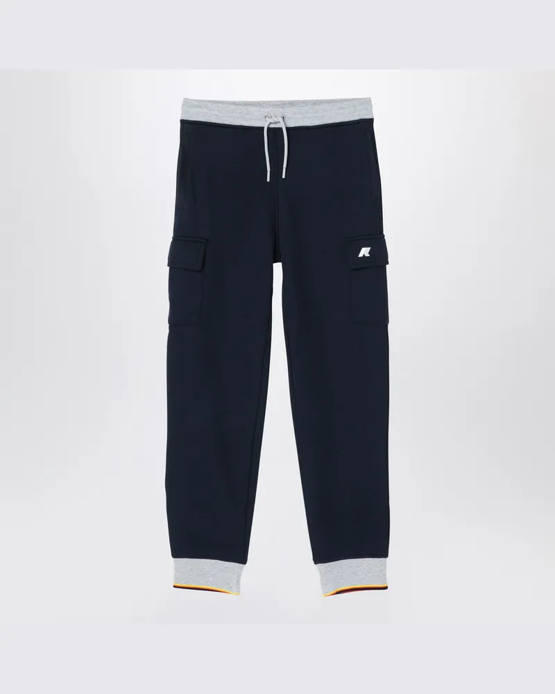 K-Way Blaue Jogginghose Mick Stripes 