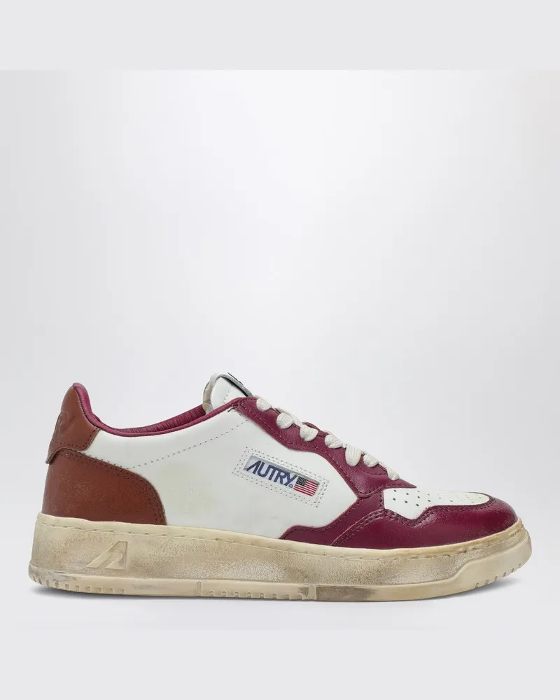 AUTRY Sneaker Super Vintage weiß/lila/braun Weiß