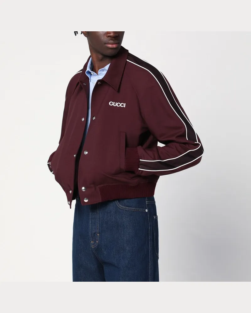 Gucci Bomber bordeaux in Wollmischung Burgunderrot