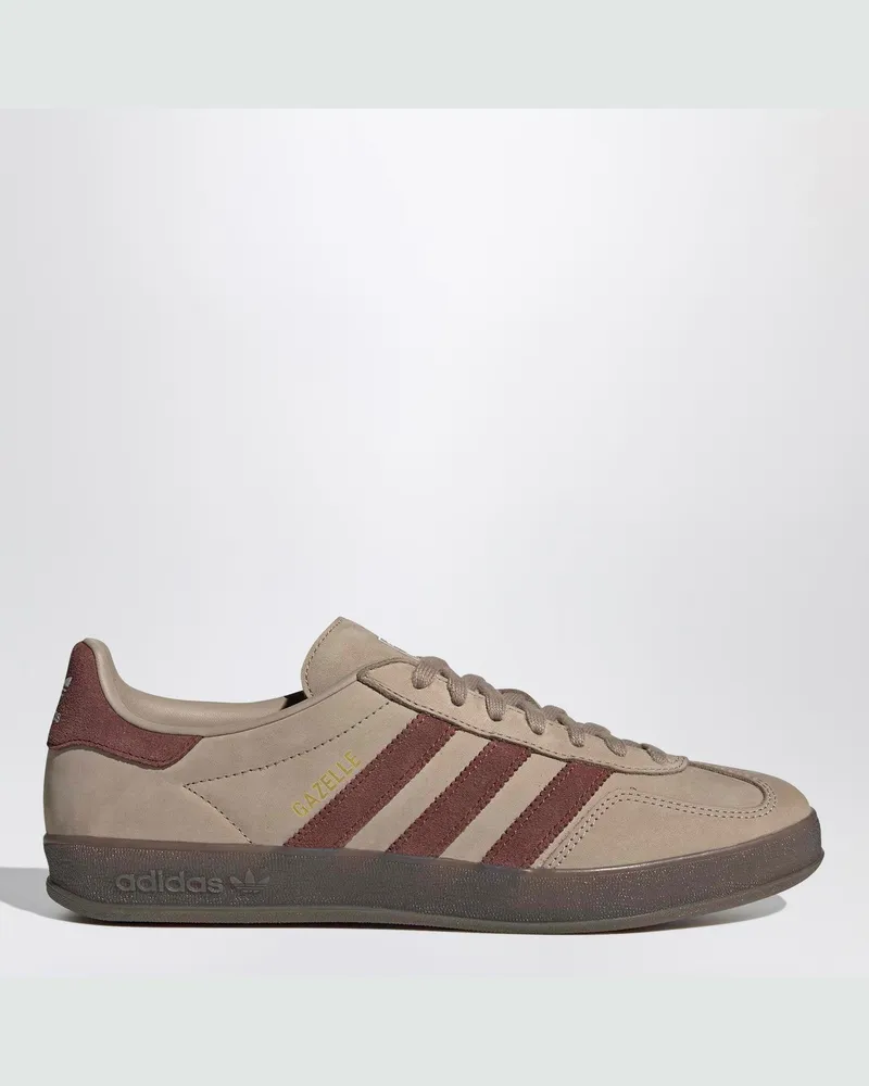 adidas Sneaker Gazelle Indoor Trace Khaki/Fox Brown/Cloud White Beige