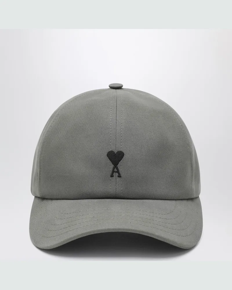 AMI Paris Ami De Coeur Baseballkappe in Grau Grey