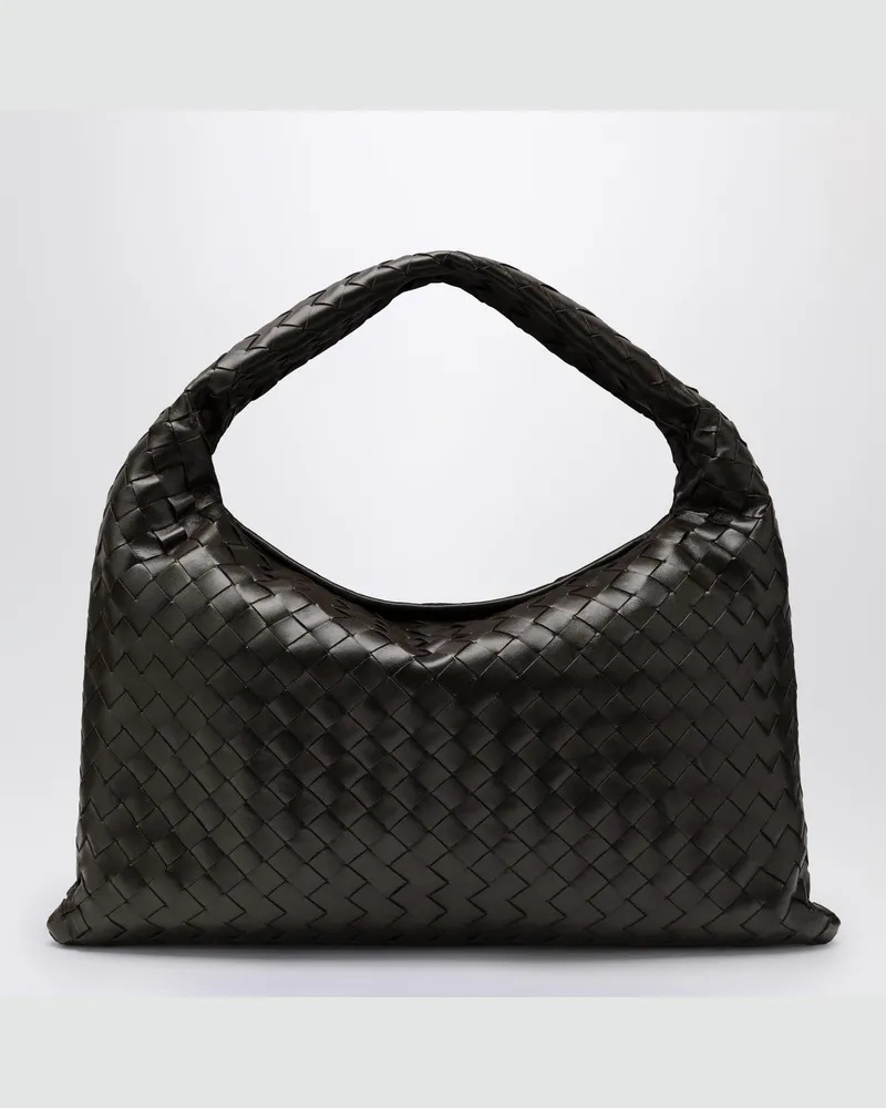 Bottega Veneta Schultertasche Hop klein Fondant Brown
