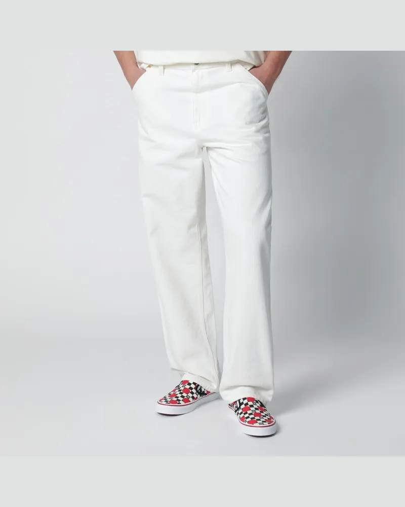 Carhartt WIP Single Knee Pant weiß Weiß