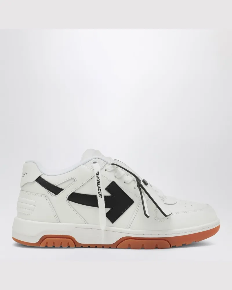 OFF-WHITE Flacher Sneakers Out Of Office weiß/schwarz Weiß