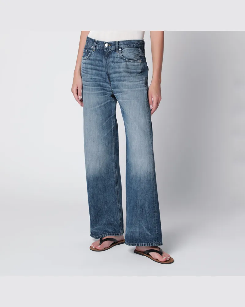 Haikure Wide-Leg-Jeans in Blue Ryder Denim Blue