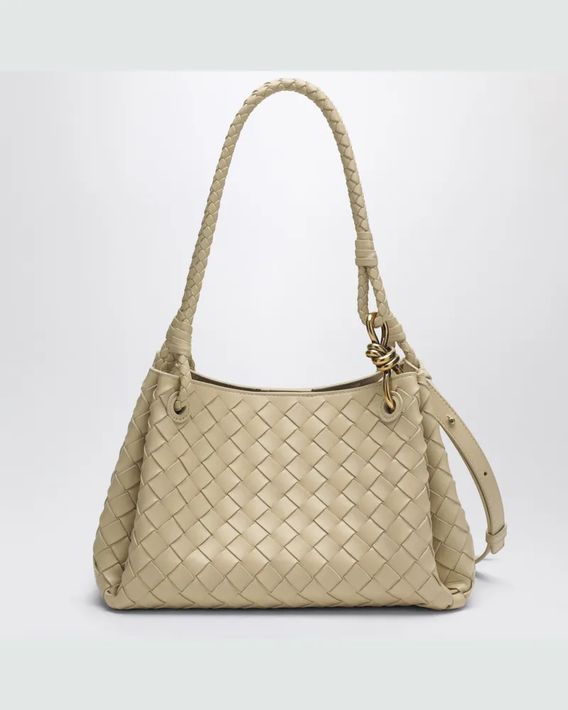 Bottega Veneta Parachute Tasche in mittlerer Größe in Tufo Beige