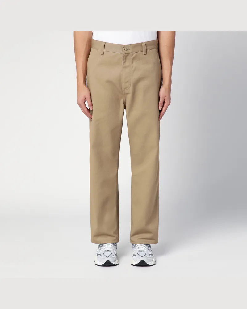 Carhartt WIP Lederfarbene Midland Single Knee Pant Brown