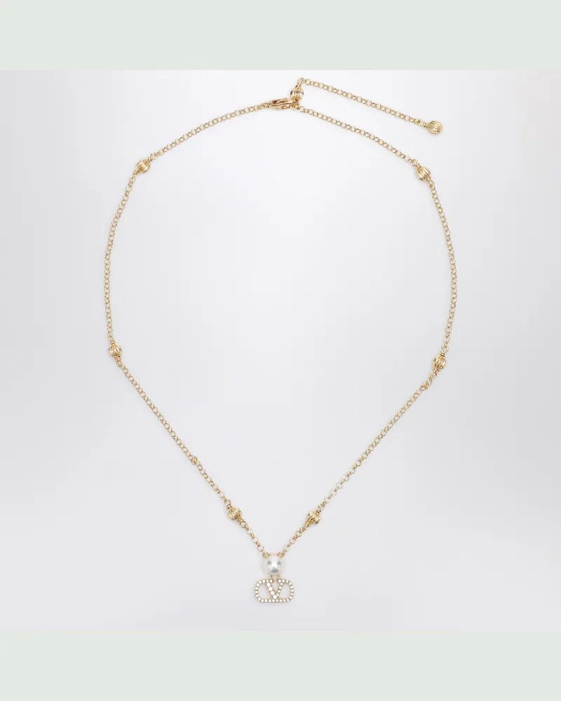 Valentino Garavani Halskette mit VLogo Signature Anhänger Metal
