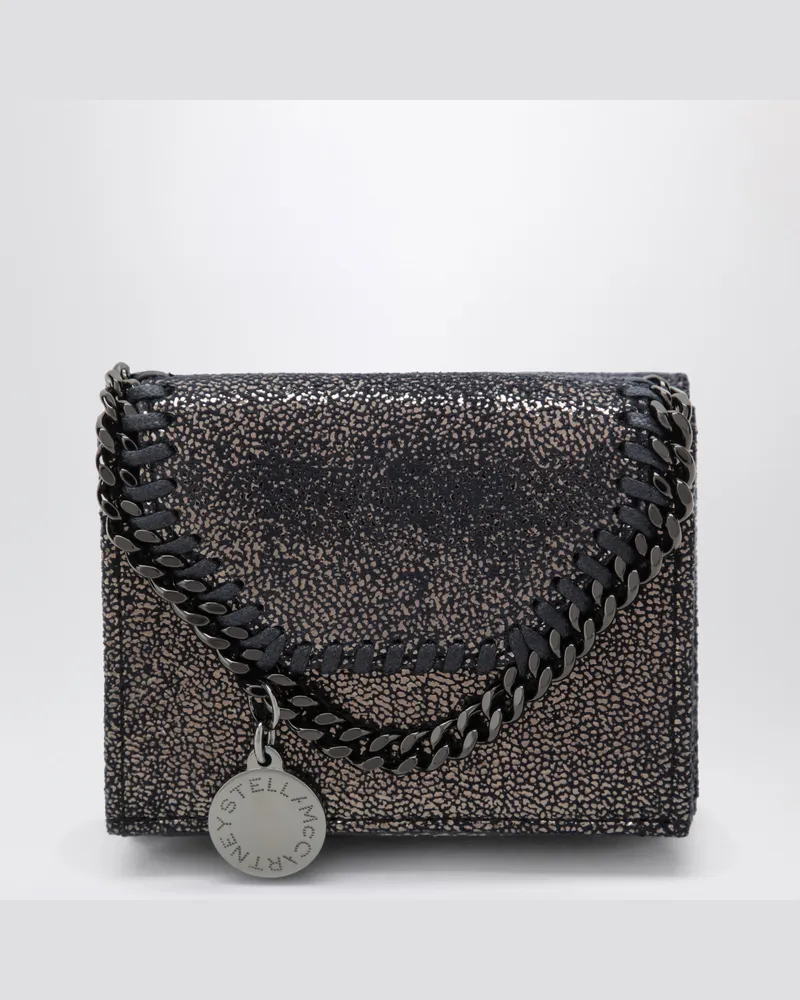 Stella McCartney Falabella Geldbörse in Dunkelmarineblau Blue