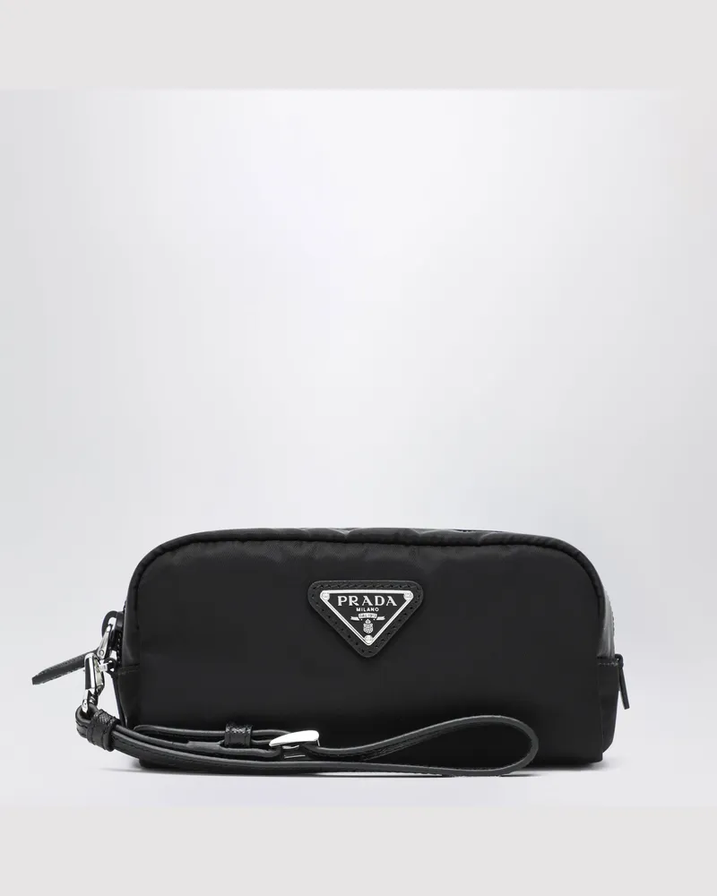 Prada Schwarze Mappe aus Re-Nylon Black
