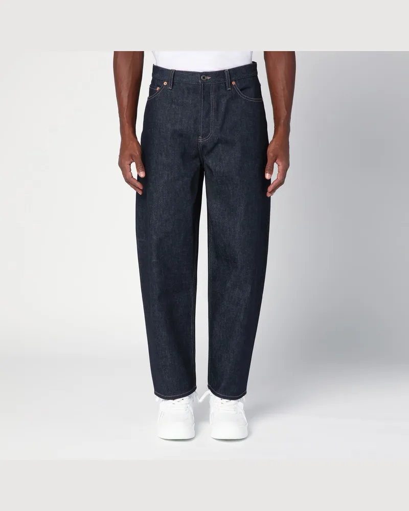 Valentino Garavani Dunkelblaue Jeans aus Denim Blau