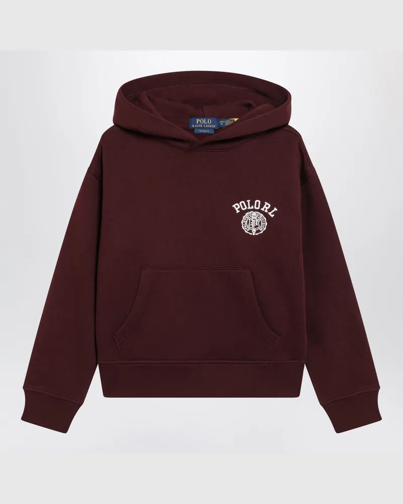 Ralph Lauren The Big-Fit Hoodie in Dunkelburgunder Red