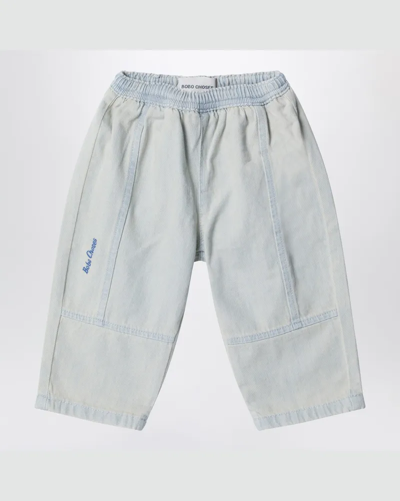 BOBO CHOSES Hose aus hellblauem Denim Light