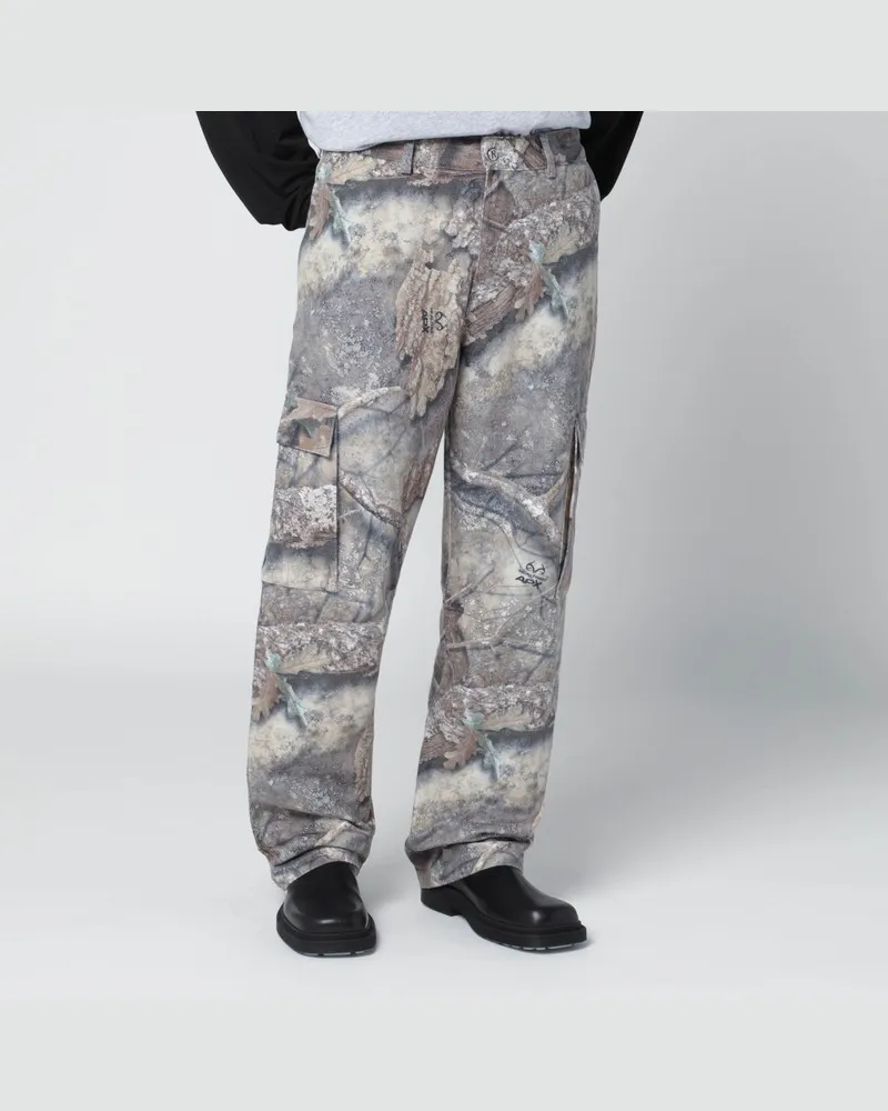 REPRESENT Realtree-Camo-Cargohose Grün
