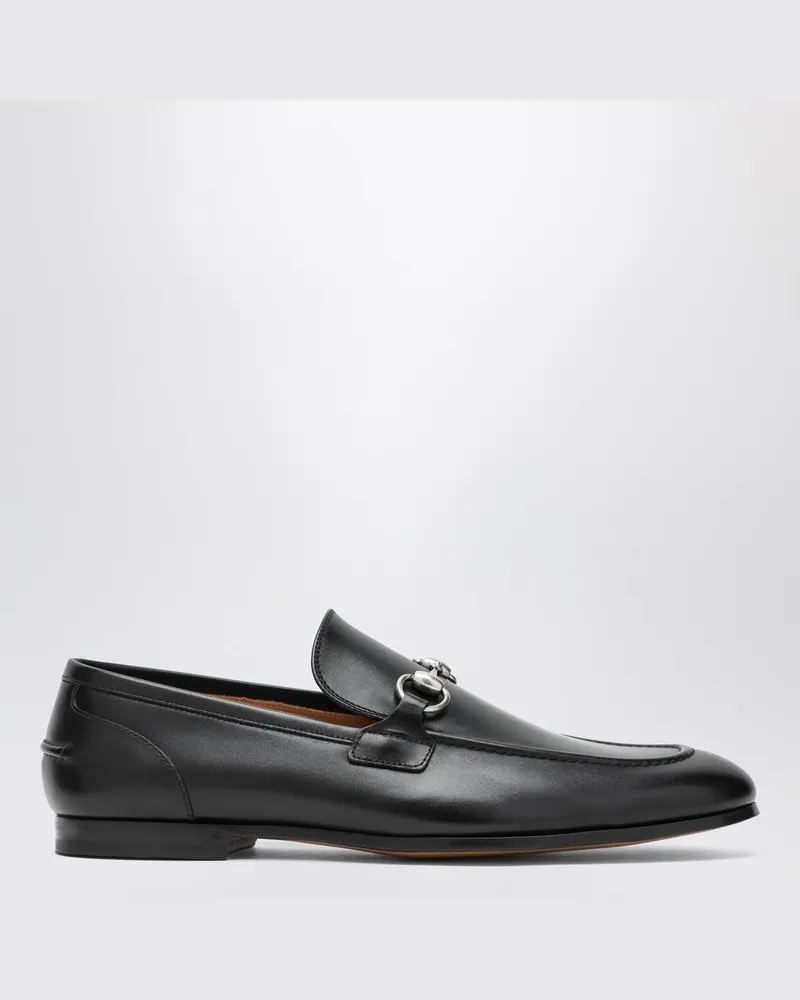 Gucci Schwarze Mokassins mit Schnalle Schwarz