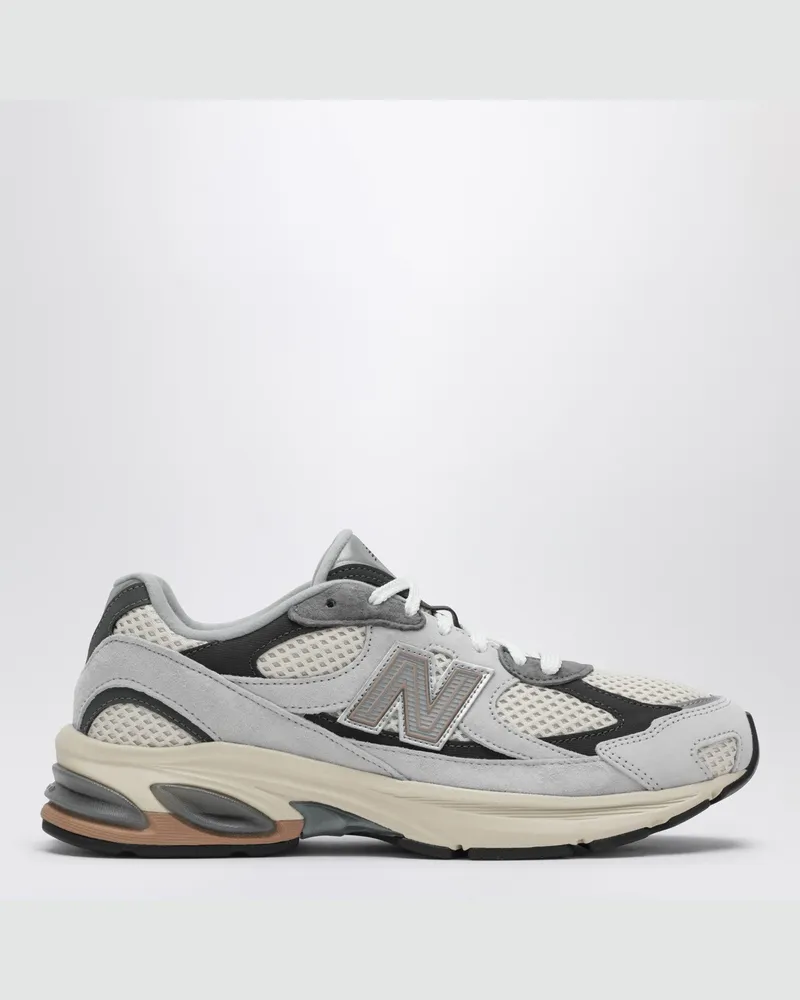 New Balance Sneaker 2010 aus Leder und Mesh Brighton grau Grey